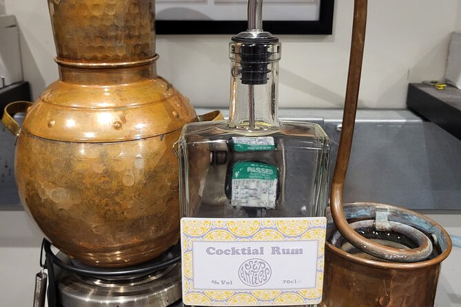 Distill a Bottle of Rum on mini copper stills - Key details before you book
