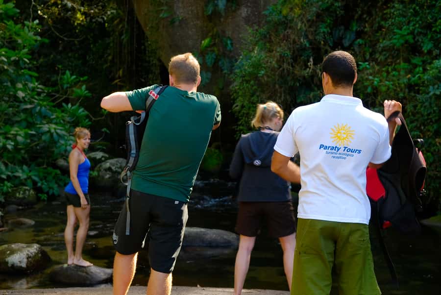 Paraty: Jungle Waterfalls and Cachaça Distillery Jeep Tour - Tobogã Waterfall and the famous rock slide