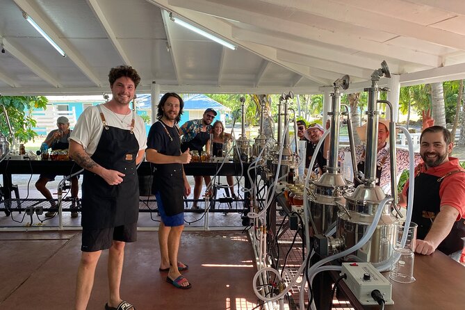 Rum Making Masterclass Galleon Beach Antigua 2 People per Station - The tasting comes before the bottle