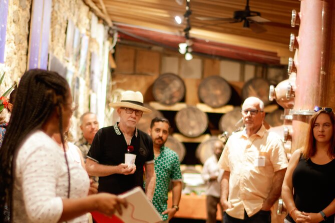 Rum Tasting Experience in the Old Barrel House - Starting with the rum aroma station