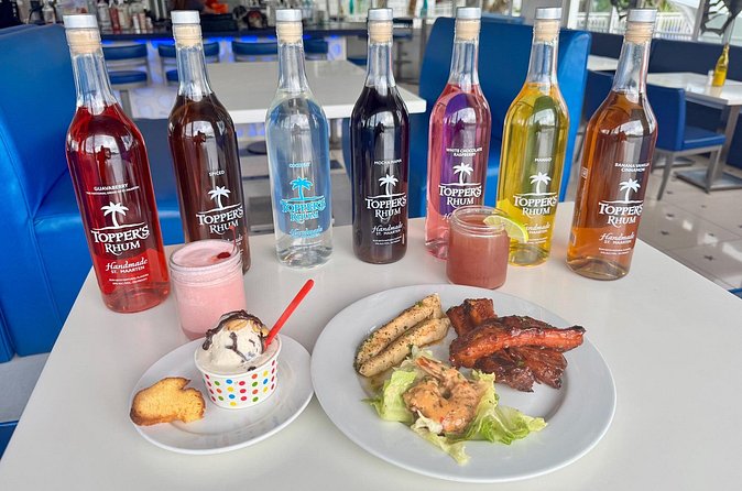 Topper's Rhum Culinary and Tasting Tour Rum Food and Fun - Inside the distillery and the 12-bottle Rhum Tap