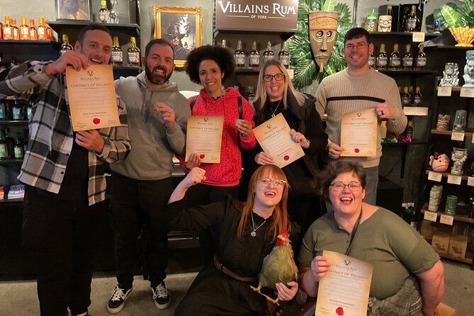 Villainous History and Rum Tasting Tour in York Indoor Experience - Who will enjoy this most?