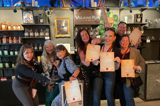 Villainous History and Rum Tasting Tour in York Indoor Experience - Should you book the Villains Rum tour?